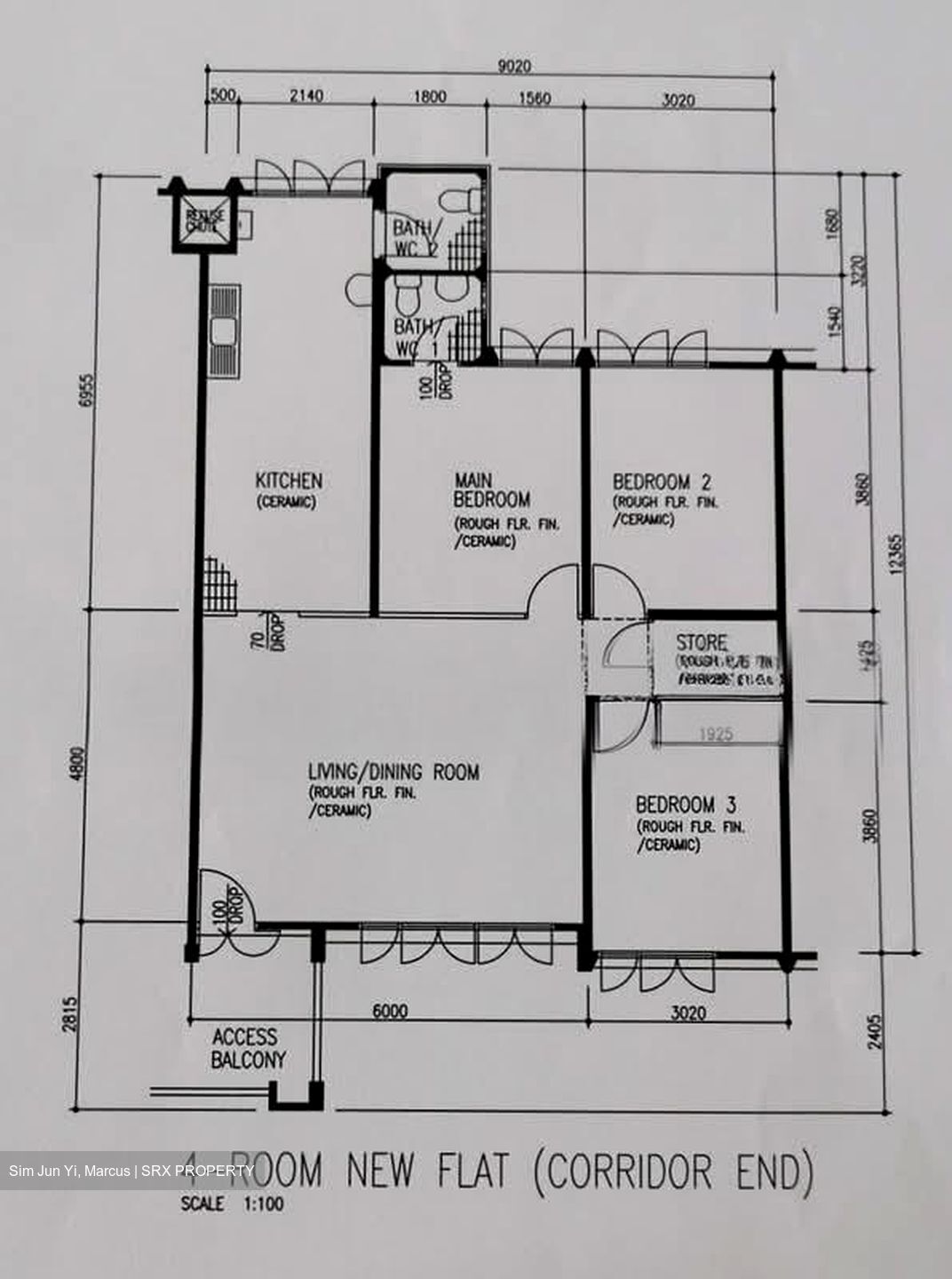 Blk 308 Hong Kah Green (Bukit Batok), HDB 4 Rooms #599224891